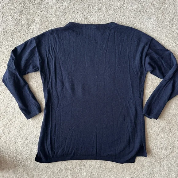Talbots Navy Sweater - Picture 6 of 7